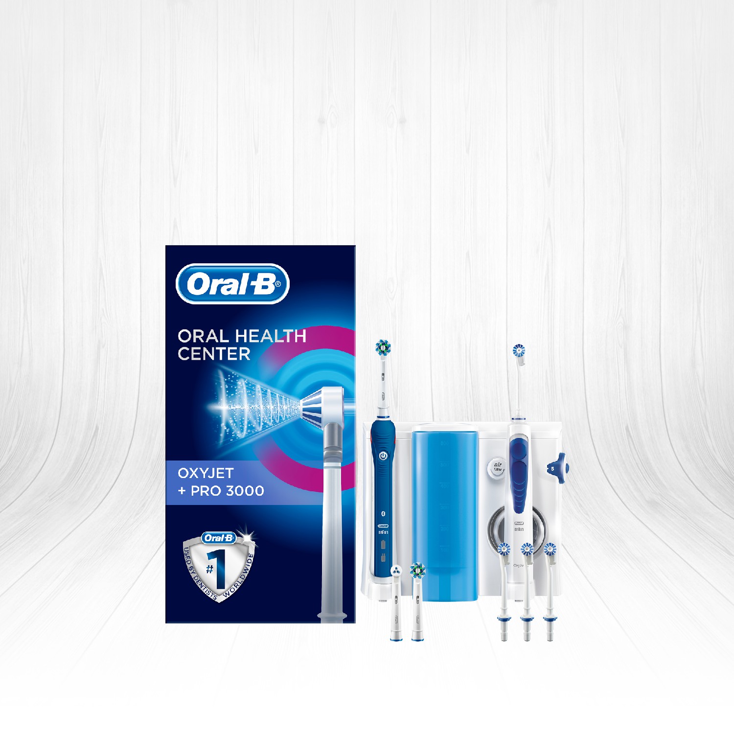 OralB Ağız Bakım Merkezi Oxyjet Ağız Duşu + Pro Sarj Edilebilir Diş Fırçası